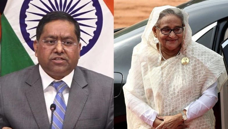 শেখ হাসিনাকে প্রত্যর্পণের অনুরোধ খতিয়ে দেখছে ভারত: পররাষ্ট্র মন্ত্রণালয়