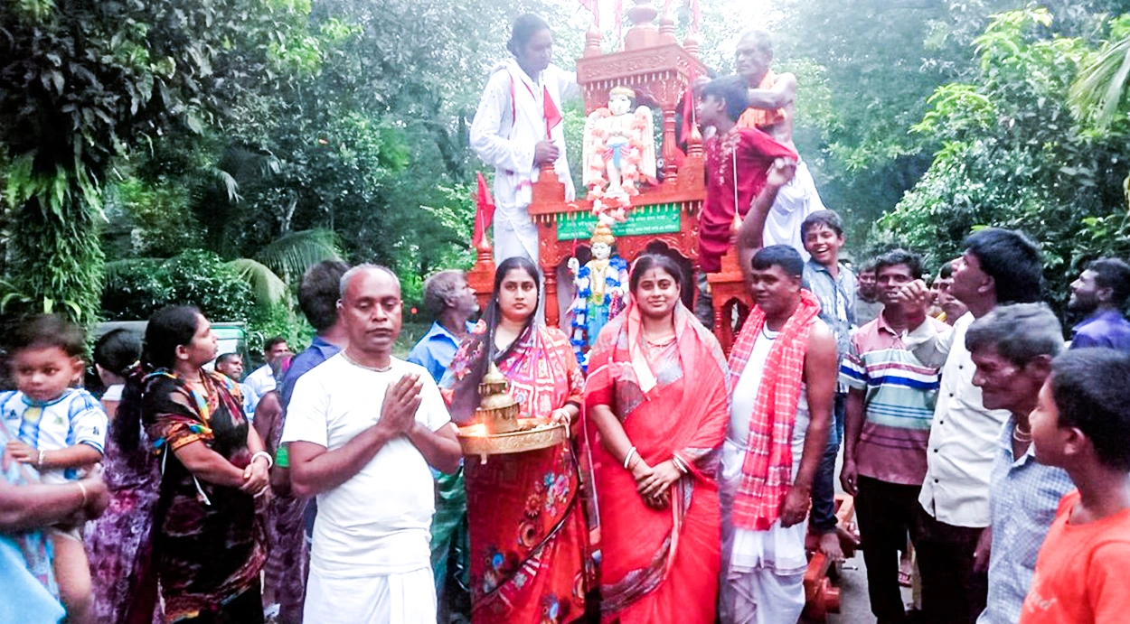 মহাধুমধামে নাগরপুরের আগ-দিঘলীয়ায় জগন্নাথদেবের রথযাত্রা উৎসব পালিত